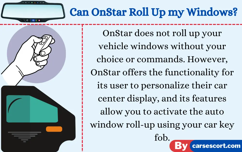 Can OnStar Roll Up my Windows