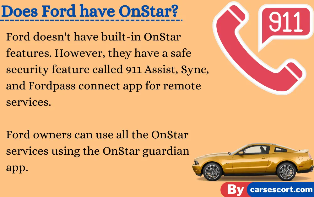Does Ford have OnStar?