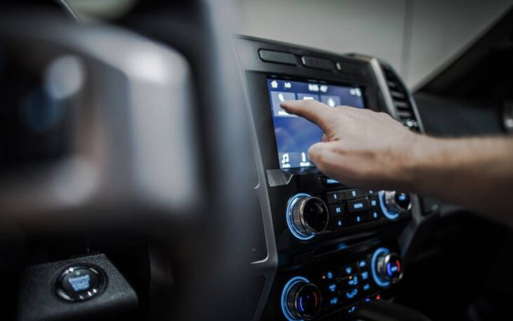 car touch screen activation