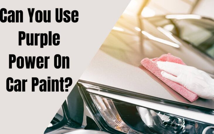 Can You Use Purple Power On Car Paint?