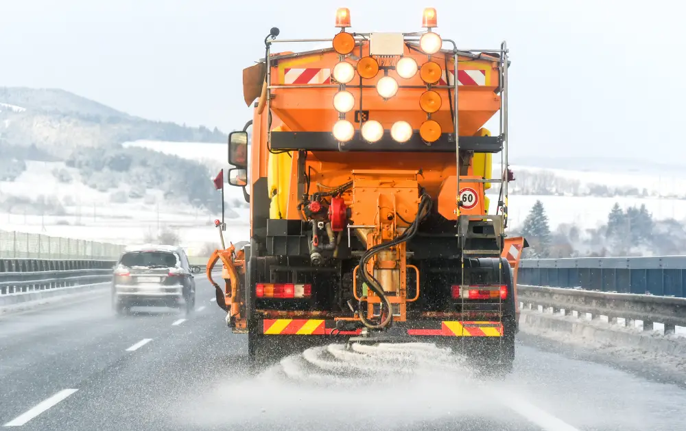 road salt vehicle 