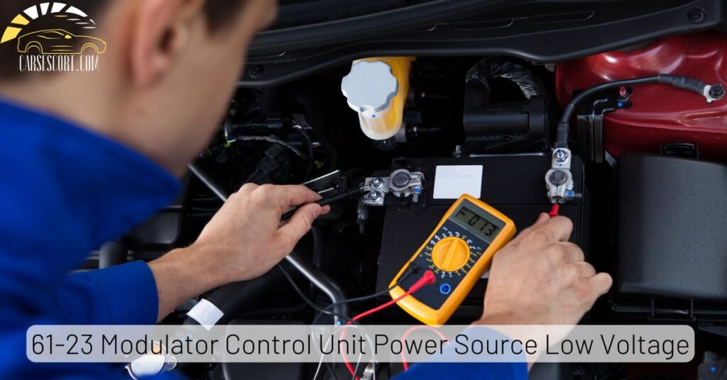 61-23 Modulator Control Unit Power Source Low Voltage