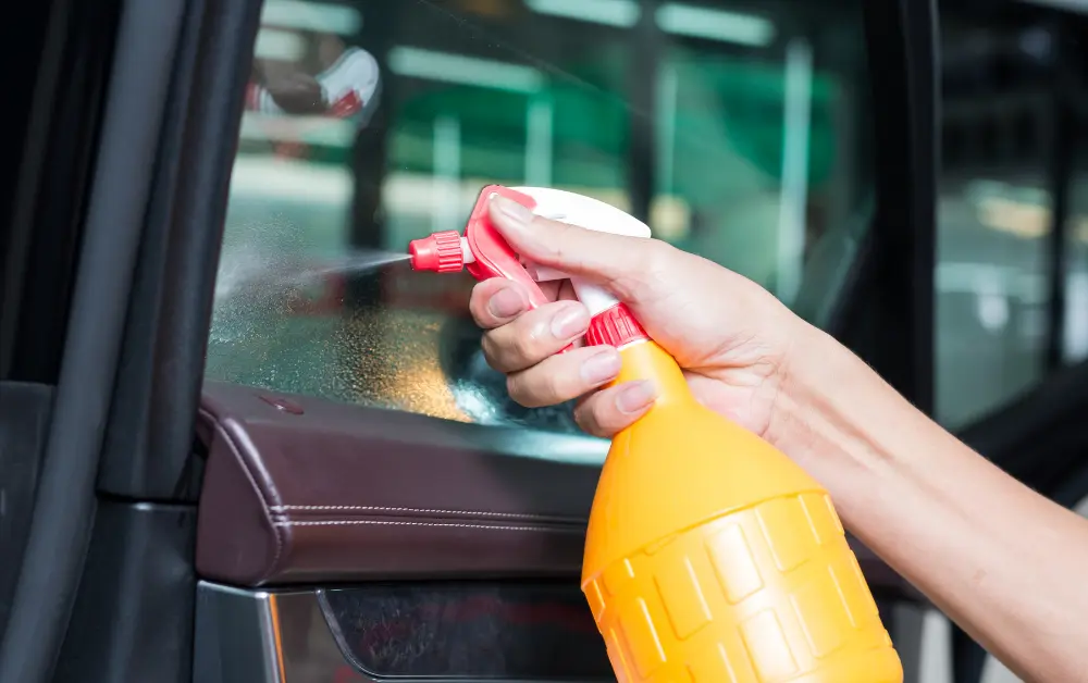 car window cleaning