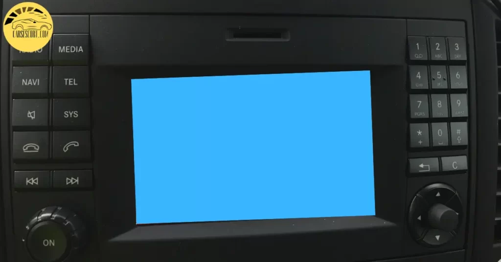 Service Rear Vision System Blue Screen