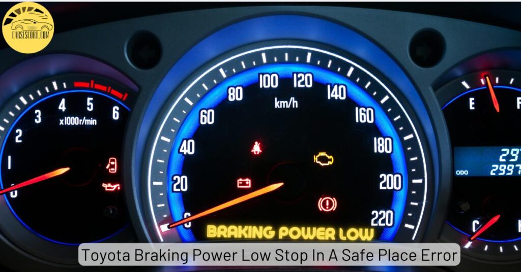 Toyota Braking Power Low