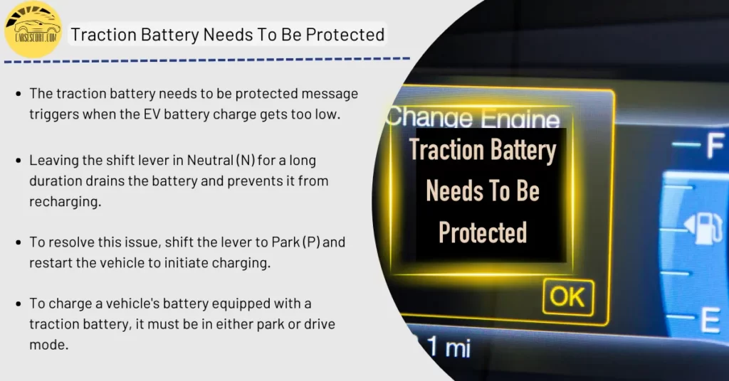 Traction Battery Needs To Be Protected